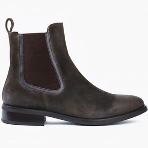 THURSDAY BOOT CO. Duchess Chelsea Dark Olive Suede 7